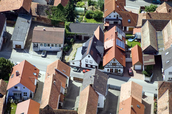 Main Street in Neupotz in the state Rhineland-Palatinate, Germany
