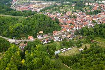 Drone recording of Mothern in the state Bas-Rhin, France