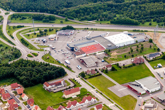 Store of the Supermarket Super U Seltz in Seltz in Grand Est, France