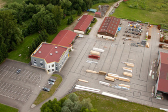 Aerial photograpy of System Wolf in Roppenheim in the state Bas-Rhin, France