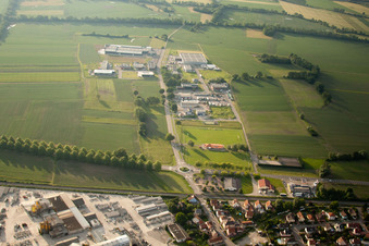 Kilstett in the state Bas-Rhin, France out of the air