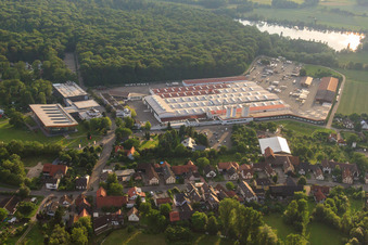 WeberHaus GmbH & Co. KG Construction Forum Rheinau-Linx in the district Linx in Rheinau in the state Baden-Wuerttemberg, Germany