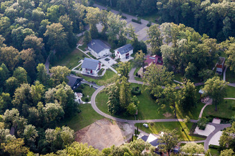 Exhibition grounds and exhibition halls of the World of Living in the district Linx in Rheinau in the state Baden-Wurttemberg, Germany