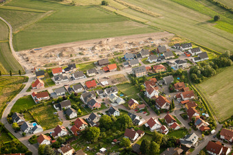 Ulmenweg new development area in the district Legelshurst in Willstätt in the state Baden-Wuerttemberg, Germany