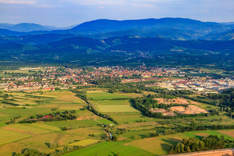 From the northwest in Appenweier in the state Baden-Wuerttemberg, Germany
