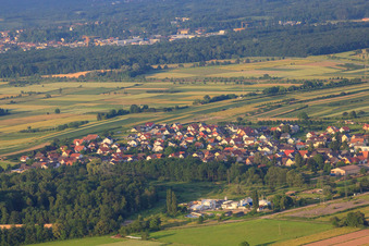 Aerial photograpy of Mattenstr in the district Urloffen in Appenweier in the state Baden-Wuerttemberg, Germany