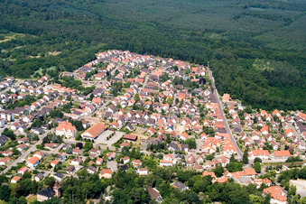 Hatzenbühler Street in Jockgrim in the state Rhineland-Palatinate, Germany