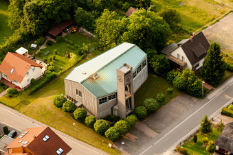 Church building in the village of in the district Gersbach in Pirmasens in the state Rhineland-Palatinate, Germany
