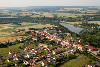 Village view in Haute-Kontz in the state Moselle, France