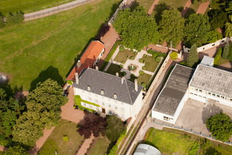 Aerial photograpy of Rettel in the state Moselle, France