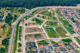 New development area West Vogelring in Jockgrim in the state Rhineland-Palatinate, Germany