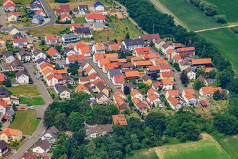 St. Georgstr in the district Hardtwald in Neupotz in the state Rhineland-Palatinate, Germany