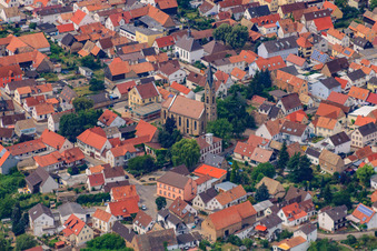 St. John the Baptist in the district Sondernheim in Germersheim in the state Rhineland-Palatinate, Germany