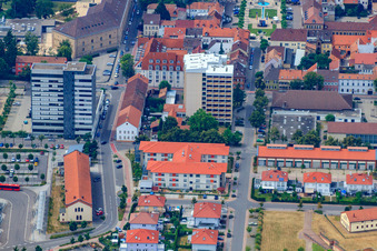 At the front of the Lamotte in Germersheim in the state Rhineland-Palatinate, Germany