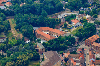 Becker's Ravelin in Germersheim in the state Rhineland-Palatinate, Germany