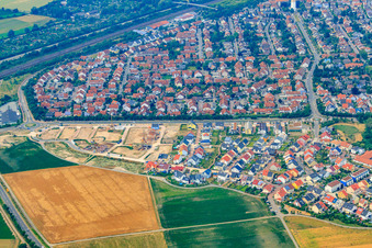 South Ring in Hockenheim in the state Baden-Wuerttemberg, Germany