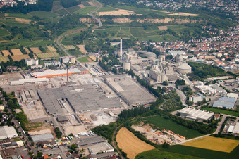 Heidelberg Cement in Leimen in the state Baden-Wuerttemberg, Germany
