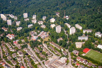 District Emmertsgrund in Heidelberg in the state Baden-Wurttemberg, Germany