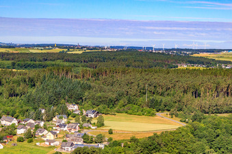 From the east in Ravengiersburg in the state Rhineland-Palatinate, Germany