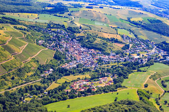 View of the town from the west in Bockenau in the state Rhineland-Palatinate, Germany