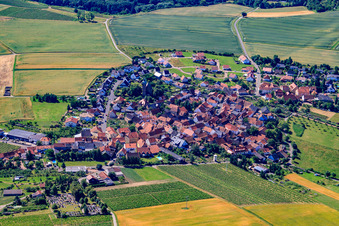 Village view in Duchroth in the state Rhineland-Palatinate, Germany