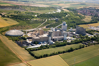 Dyckerhoff cement plant in Göllheim in the state Rhineland-Palatinate, Germany