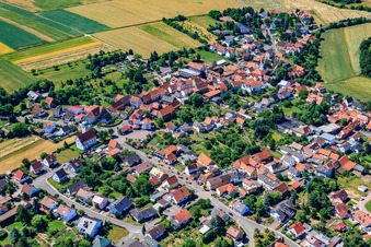 Village view in Tiefenthal in the state Rhineland-Palatinate, Germany