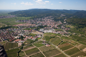 From the northeast in the district Pfeffingen in Bad Dürkheim in the state Rhineland-Palatinate, Germany