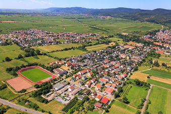 Sports field of TSG 1849 Deidesheim eV in Deidesheim in the state Rhineland-Palatinate, Germany