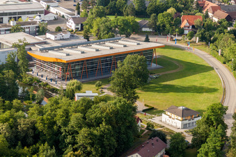 Exhibition grounds and exhibition halls of the World of Living in the district Linx in Rheinau in the state Baden-Wurttemberg, Germany