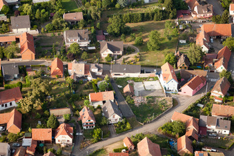Bischwiller in the state Bas-Rhin, France out of the air