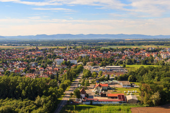 Lauterburger Street in Kandel in the state Rhineland-Palatinate, Germany