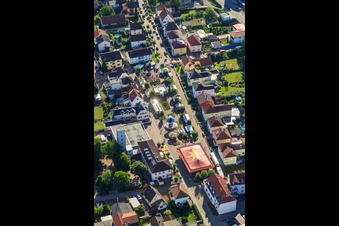 Gartenstraße Kerwe in Rülzheim in the state Rhineland-Palatinate, Germany