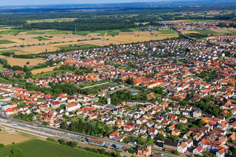 Gartenstr in Rülzheim in the state Rhineland-Palatinate, Germany