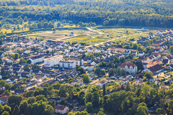 New development area SW in Jockgrim in the state Rhineland-Palatinate, Germany
