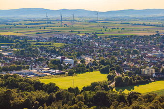 Future commercial area behind the railway line in Kandel in the state Rhineland-Palatinate, Germany