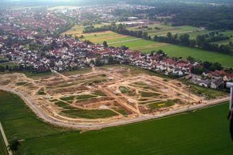 New development area Höhenweg in Kandel in the state Rhineland-Palatinate, Germany