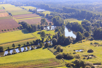 Anti-tank ditch Steinfeld in Steinfeld in the state Rhineland-Palatinate, Germany