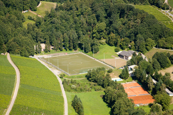 Varnhalt, sports fields, Tennis Country Club Grin in the district Gallenbach in Baden-Baden in the state Baden-Wuerttemberg, Germany