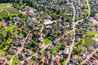Yburghalle. Gallenbacherstr in the district Gallenbach in Baden-Baden in the state Baden-Wuerttemberg, Germany