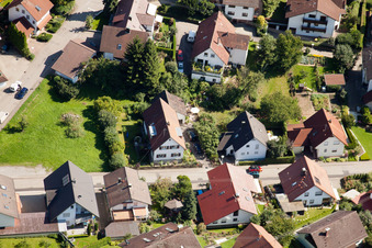 Drone image of Varnhalt, Gartenstr in the district Gallenbach in Baden-Baden in the state Baden-Wuerttemberg, Germany