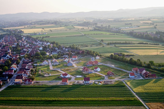 New development area in the district Schaidt in Wörth am Rhein in the state Rhineland-Palatinate, Germany