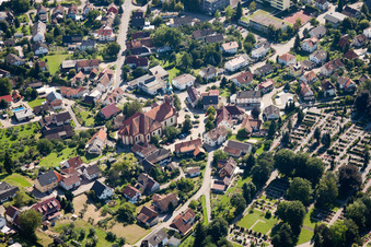 Church building in the village of in Buehl in the state Baden-Wurttemberg