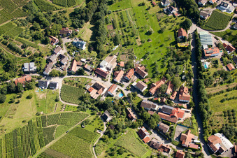 Town view in the district Riegel in Bühl in the state Baden-Wuerttemberg, Germany