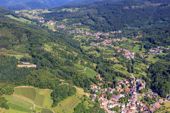 Schwarzwaldstr in the district Neusatz in Bühl in the state Baden-Wuerttemberg, Germany