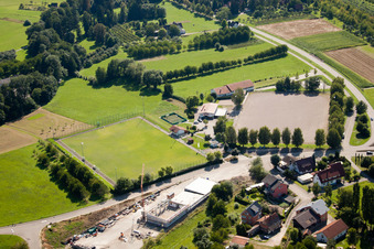 Sports fields in Lauf in the state Baden-Wuerttemberg, Germany