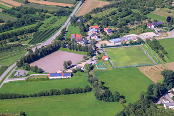 Sports field of the sports club Lauf eV in Lauf in the state Baden-Wuerttemberg, Germany