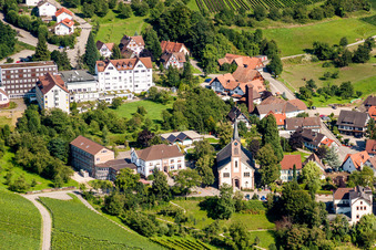 Church building in the village of in Sasbachwalden in the state Baden-Wurttemberg, Germany