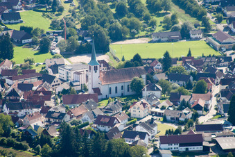 Catholic Church in the district Ulm in Renchen in the state Baden-Wuerttemberg, Germany