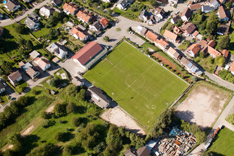 Aerial view of Sports Club Ulm 1930 eV in the district Ulm in Renchen in the state Baden-Wuerttemberg, Germany